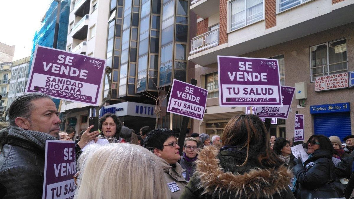 Listas de espera "falseadas y aumentadas": la Plataforma para la Defensa de la Sanidad Pública de La Rioja no descarta movilizaciones