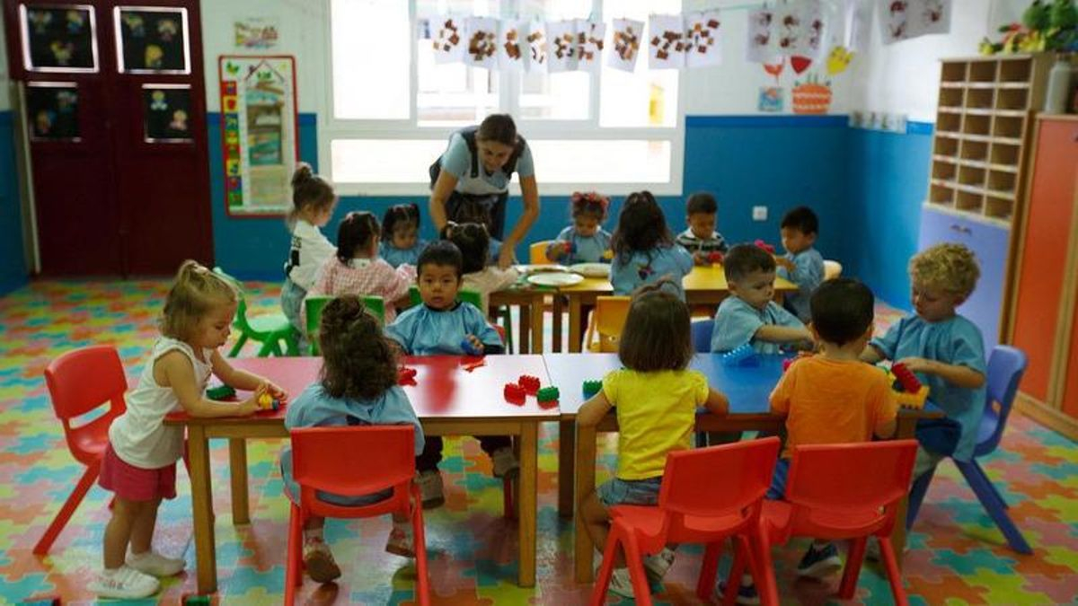 Una escuela infantil.