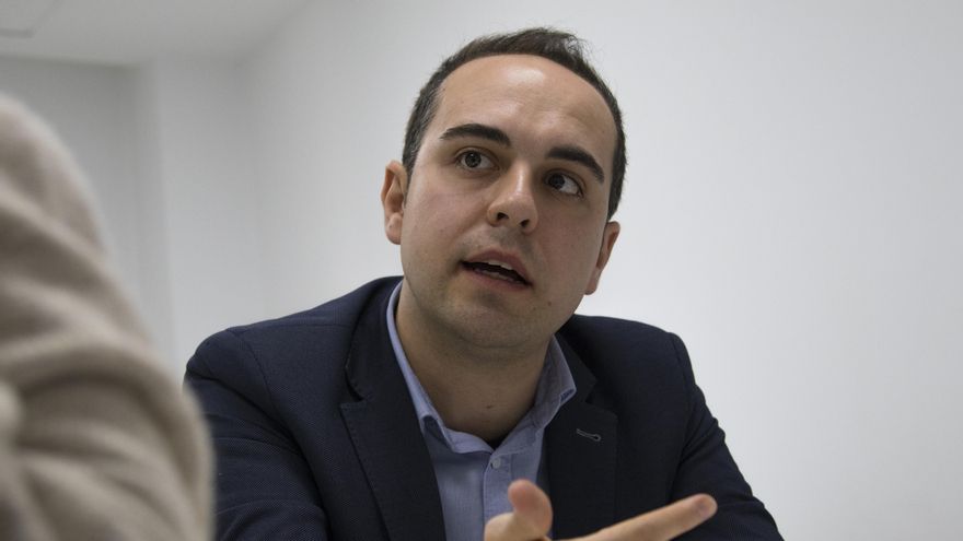 José Manuel Calvo, durante la entrevista con eldiario.es