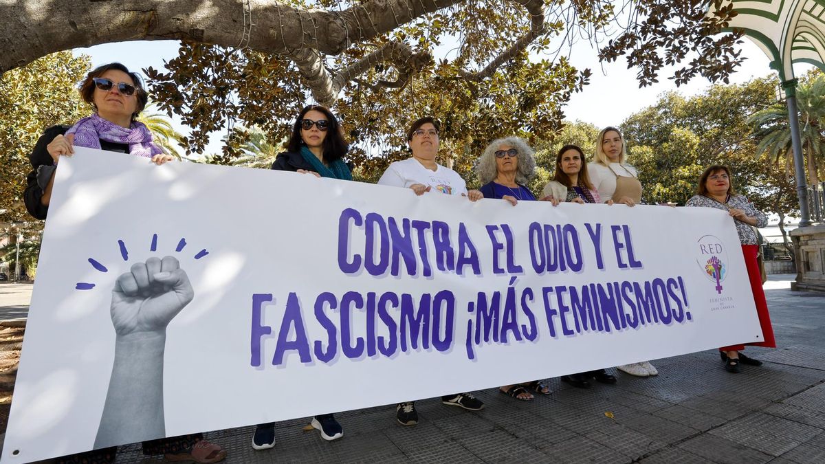 La Red Feminista de Gran Canaria convoca el próximo 8 de marzo una manifestación en Las Palmas de Gran Canaria bajo el lema 'Contra el odio y el fascismo: ¡más feminismos!' EFE/ Elvira Urquijo A.