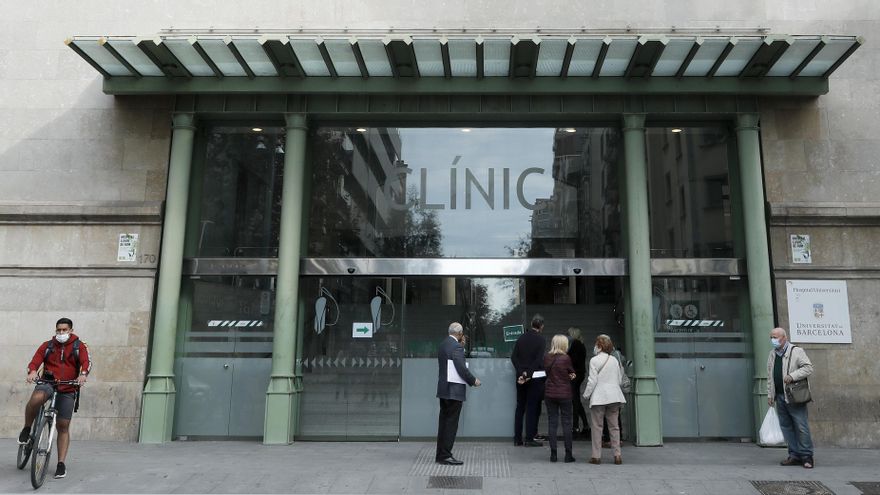 El hospital Clínic de Barcelona. EFE/Andreu Dalmau/Archivo