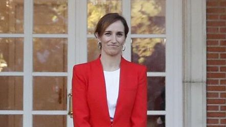 La ministra de Sanidad, Mónica García