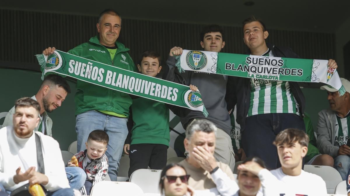 Grada Blanquiverde del Córdoba CF - Granada CF