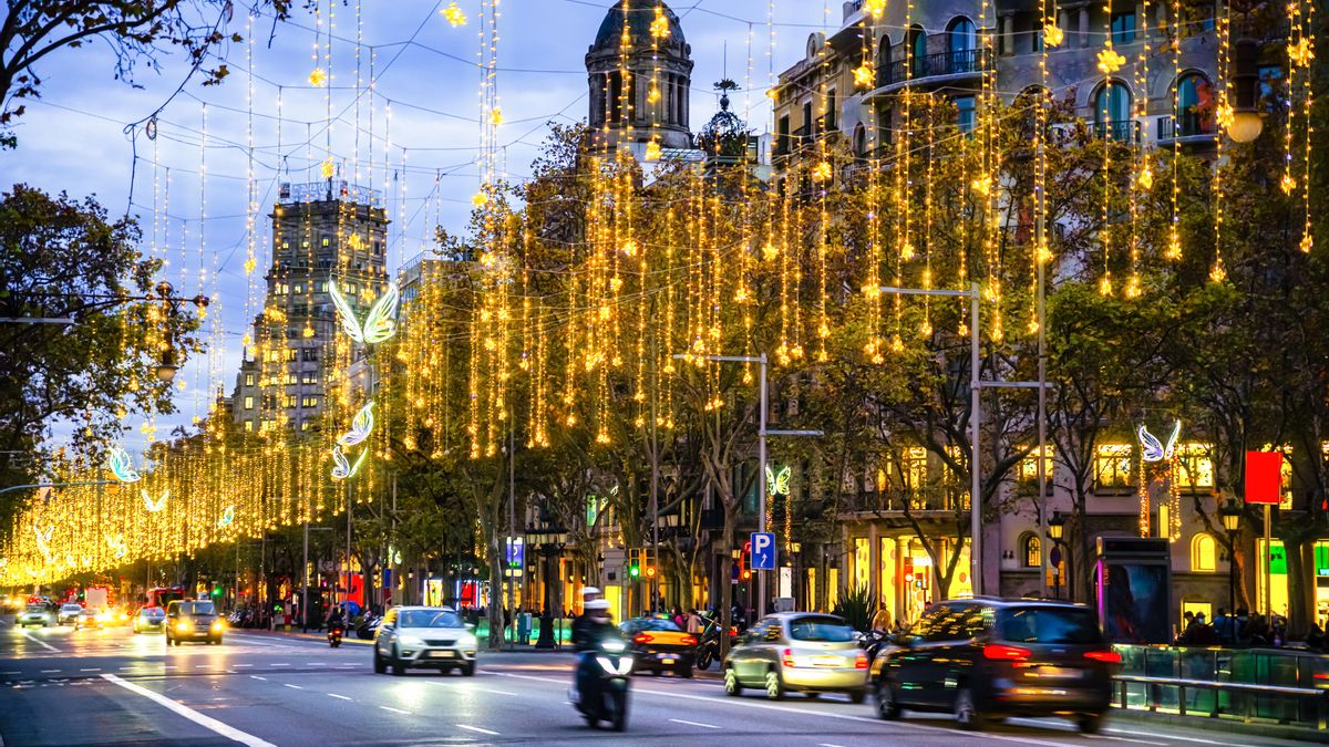 Luces navideñas de Barcelona