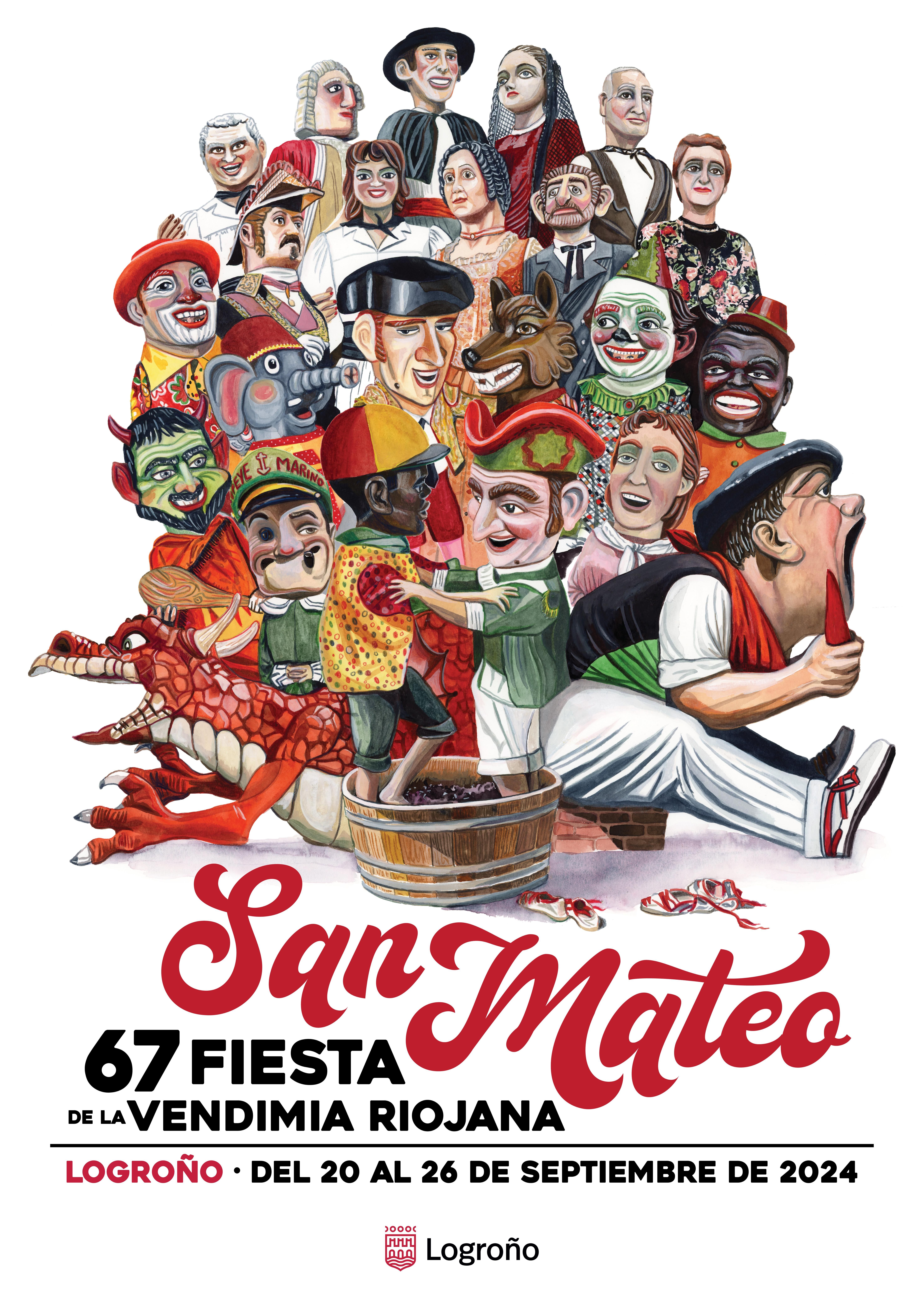 Este es el cartel de las próximas fiestas de San Mateo