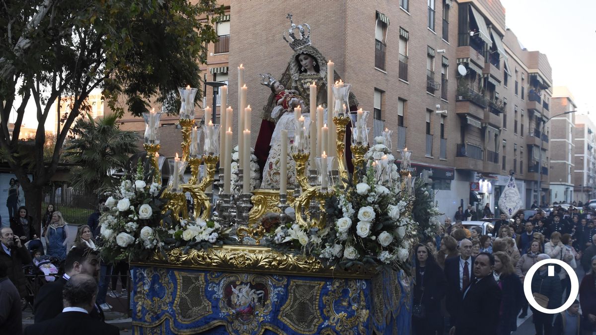 La Virgen de Belén recorre el barrio de Levante