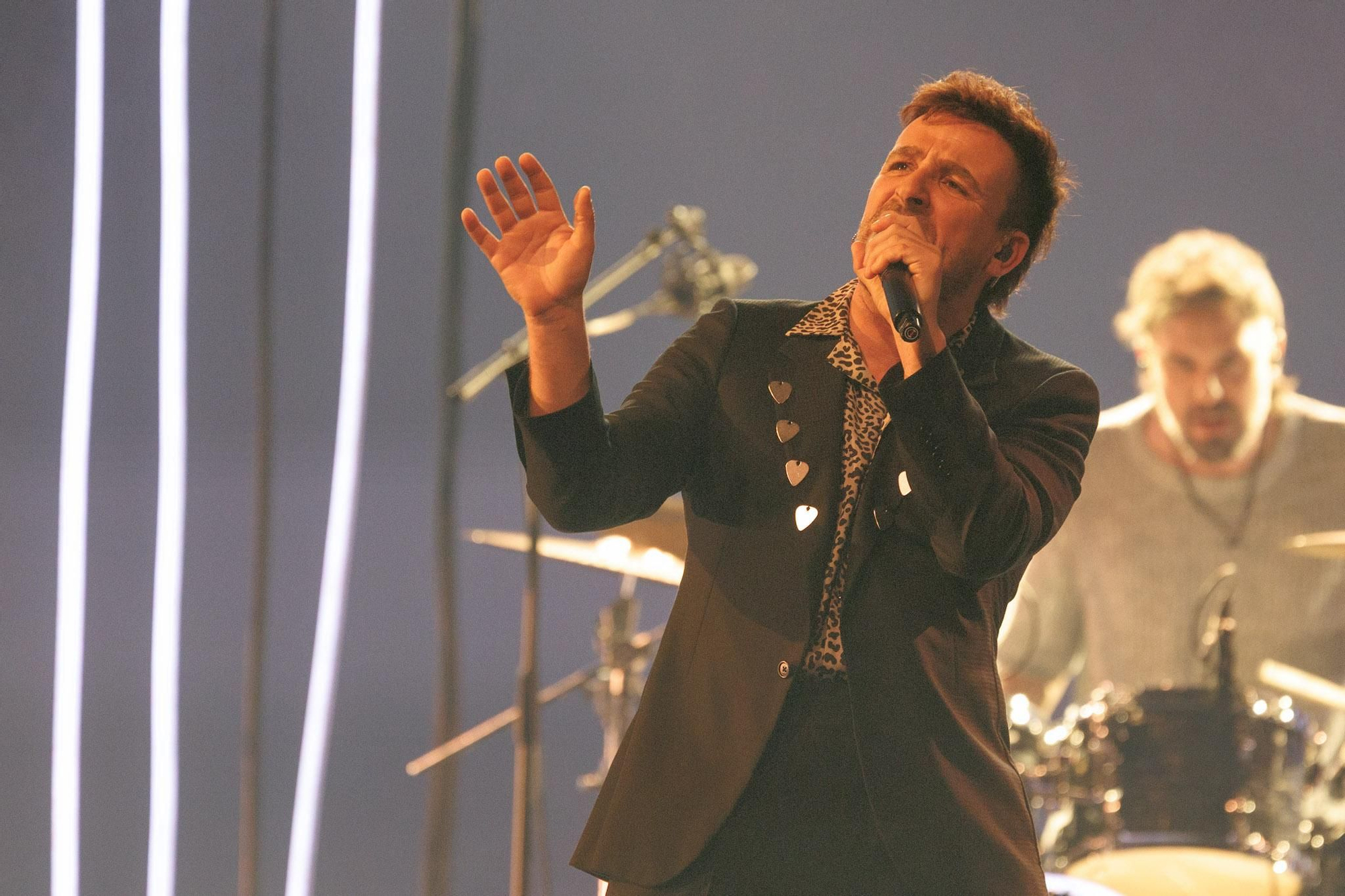 Funambulista en su actuación de la segunda semifinal del Benidorm Fest 2026