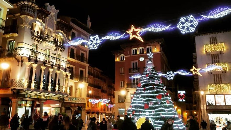 Iluminación navideña en Teruel