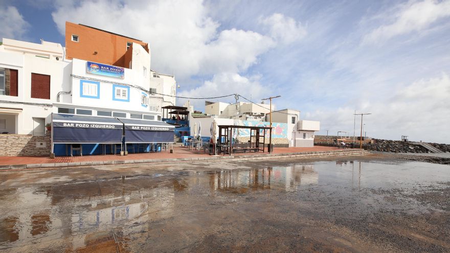 Barranquillo de Pozo Izquierdo (Gran Canaria), tras el paso de la borrasca Claudia.