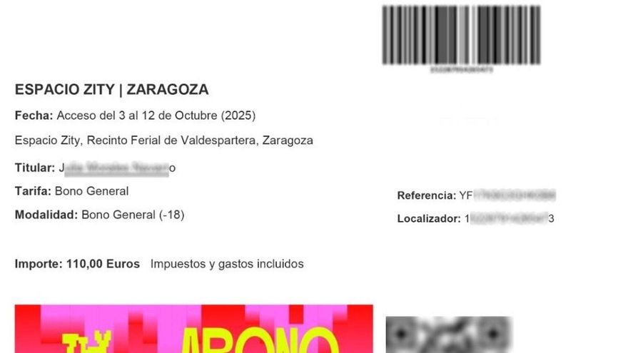 La Guardia Civil detecta una estafa en la venta de abonos para el Espacio Zity de las Fiestas del Pilar 2025