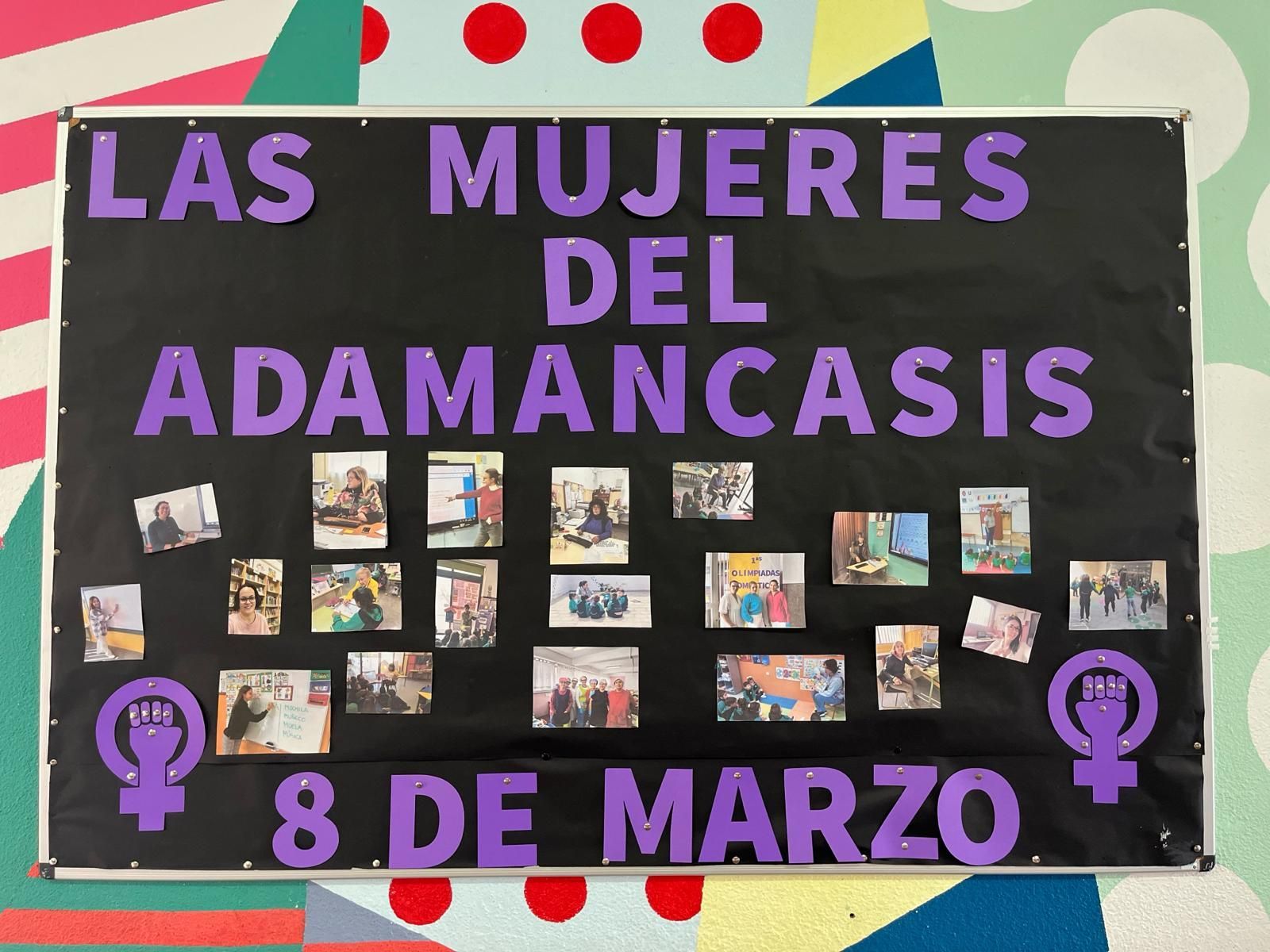 El CEIP Adamancasis de El Paso apuesta por la igualdad en el 8M.