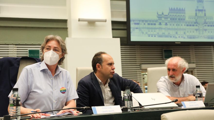 Marta Higueras, José Manuel Calvo y Luis Cueto en una imagen de archivo.