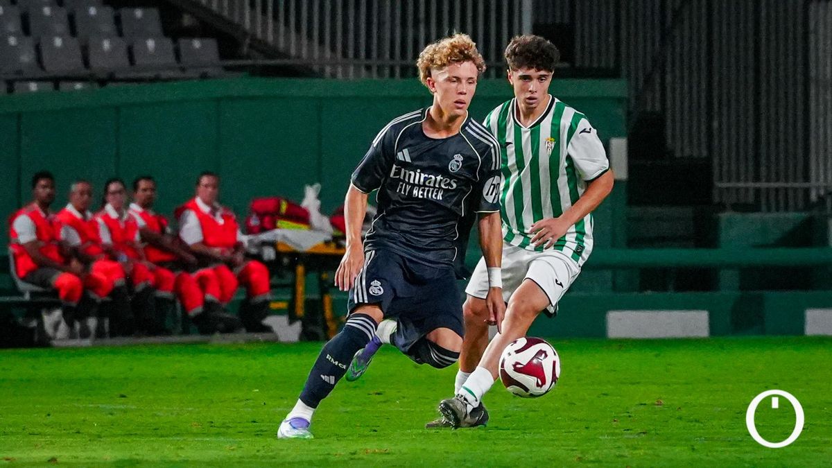 Imagen de un encuentro del Real Madrid juvenil