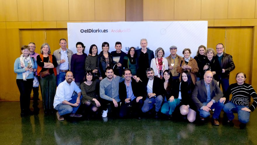 Los socios de elDiario.es Andalucía celebran el 10º aniversario con la redacción en el Teatro de la Maestranza