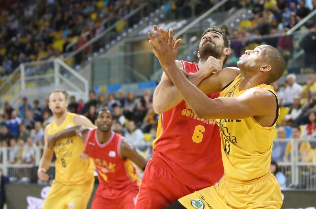 Imágenes del encuentro entre el Herbalife Gran Canaria y el UCAM Murcia en el Gran Canaria Arena. (Alejandro Ramos).