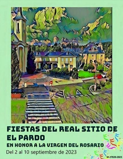 Cartel oficial de las Fiestas de El Pardo 2023