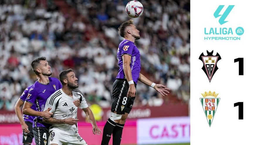 El Córdoba CF toma un punto de oxígeno en Albacete