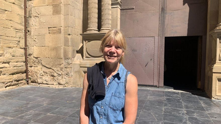 Michele, la peregrina que quedó atrapada en Logroño por la pandemia y cambió de vida gracias al Camino de Santiago