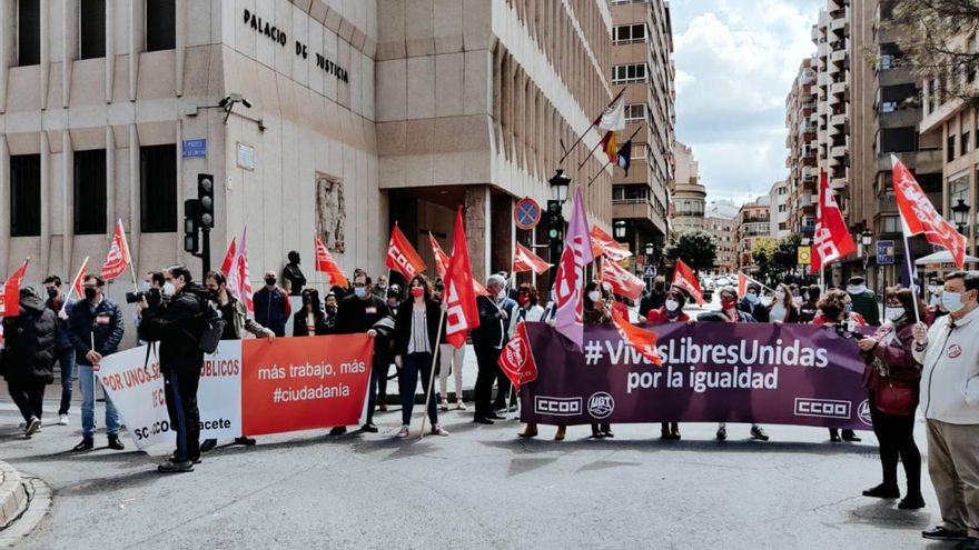 Manifestación en Albacete