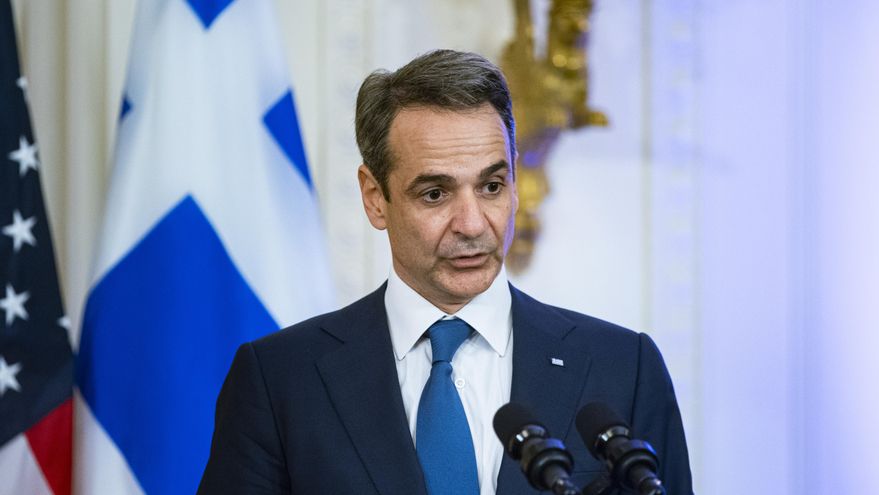 Imagen de archivo del primer ministro heleno, Kyriakos Mitsotakis. EFE/EPA/Al Drago