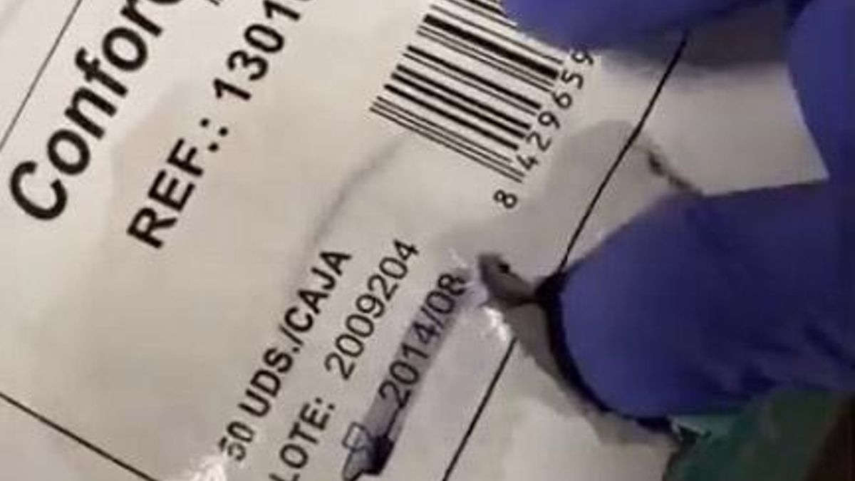 Captura del vídeo de la denuncia de UGT en Málaga