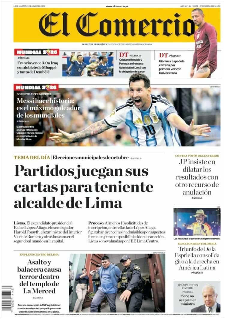 Los diarios del mundo, a los pies de un Messi eterno