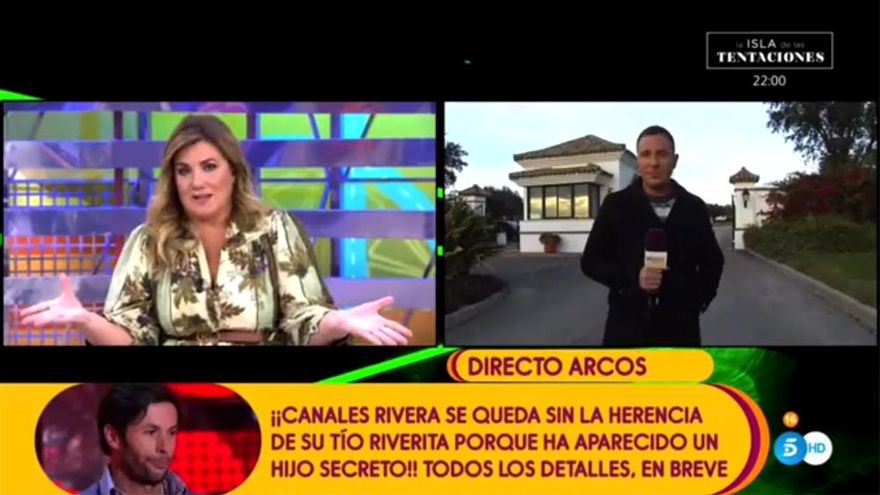 Un reportero de 'Sálvame' pide perdón tras la matización de Carlota Corredera