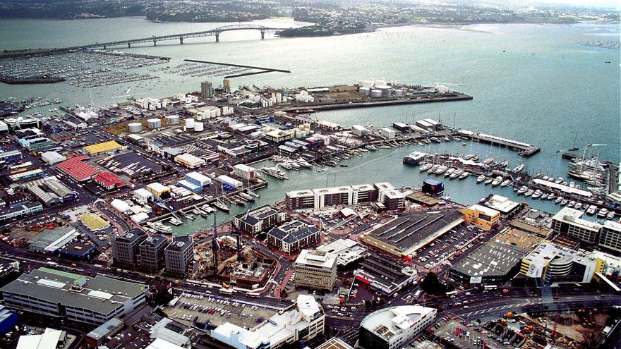 Fotografía de archivo de la ciudad de Auckland, en Nueva Zelanda.