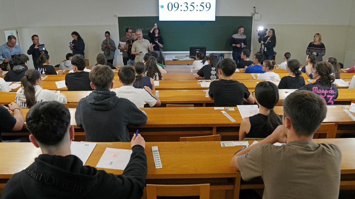 El 96,25% de los estudiantes que hicieron la PAU en Galicia aprobaron
