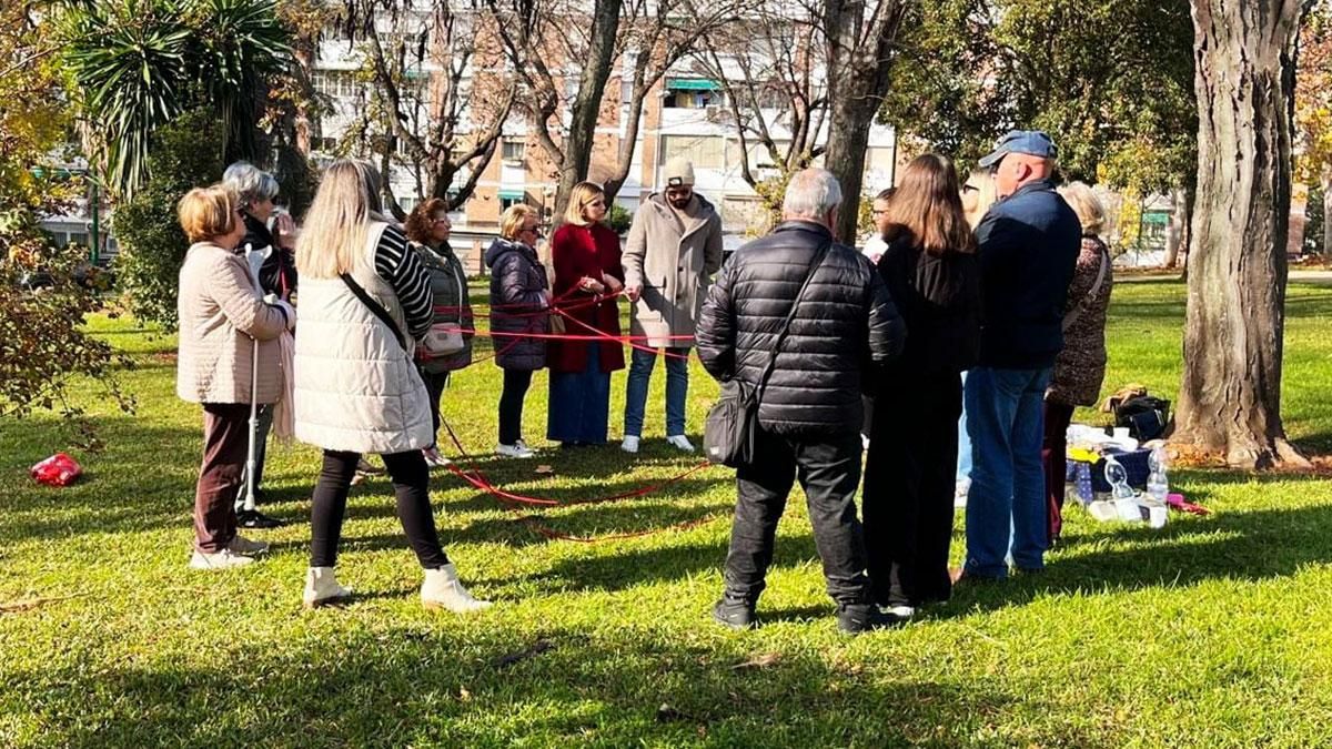 Actividad del taller para afrontar el duelo en Navidad.