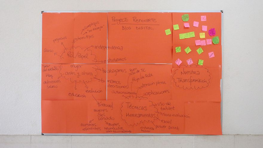 Actividad de las alumnas de Me Sumaría. (ALEJANDRO RAMOS)