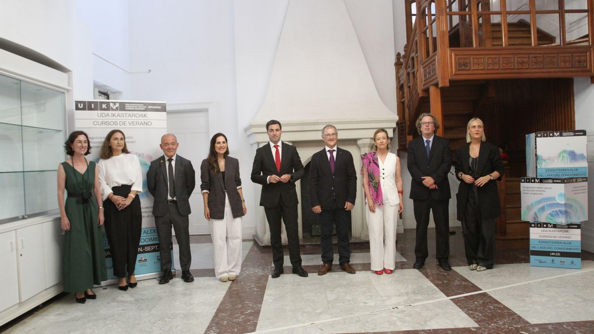 Inauguración de los Cursos de Verano de la Universidad del País Vasco (UPV/EHU)