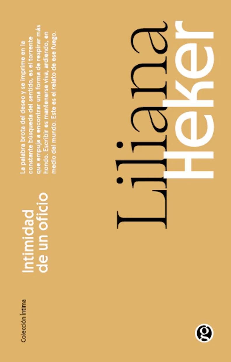 Intimidad de un oficio, de Liliana Heker.