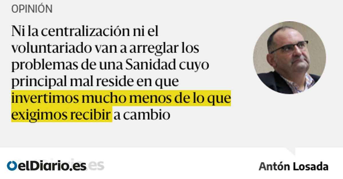 Vuelve el centralismo ilustrado Vuelve el centralismo ilustrado