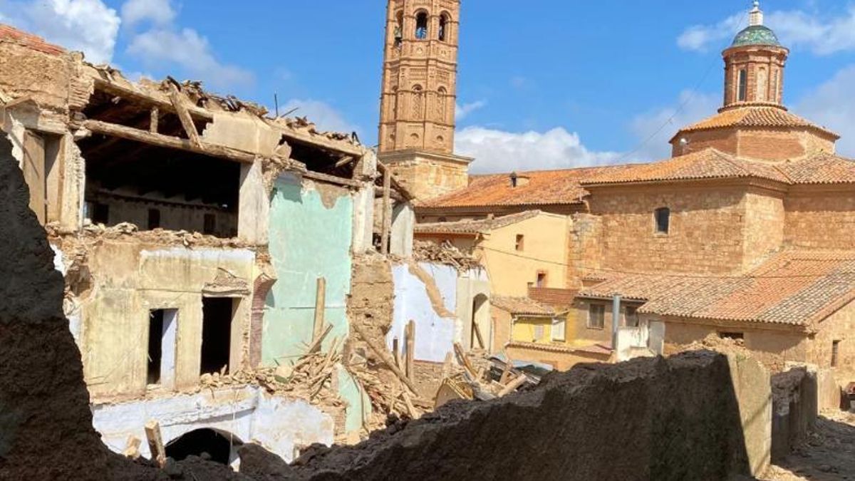 Demolición Casa Lucías de Báguena