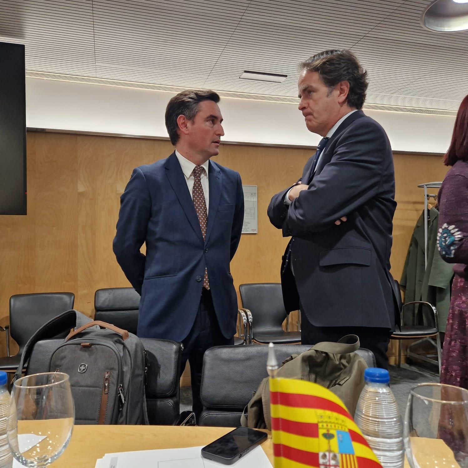 El consejero Bermúdez de Castro, en la reunión de este miércoles