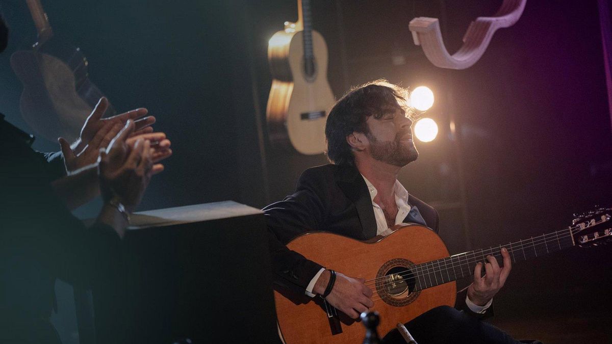 Daniel Casares, en pleno concierto