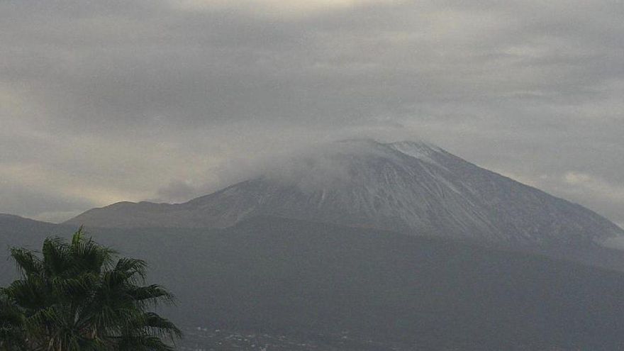 El Teide este lunes desde La Matanza.