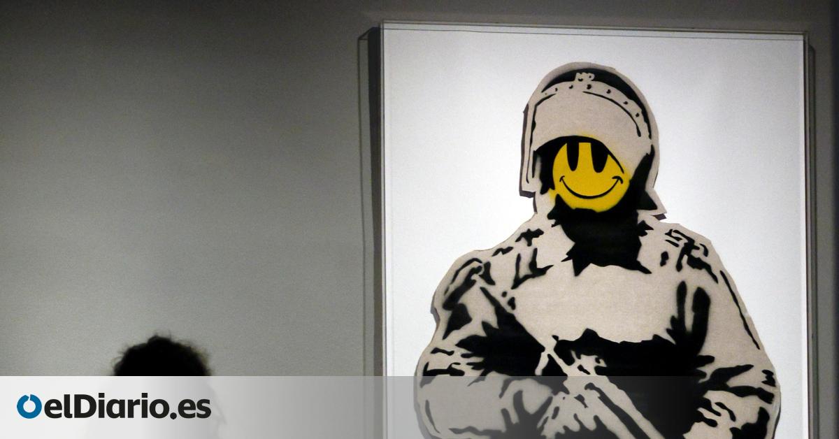 Banksy transformó una garita de policía en un tanque de pirañas, una obra que se podrá visitar en Londres el año que viene