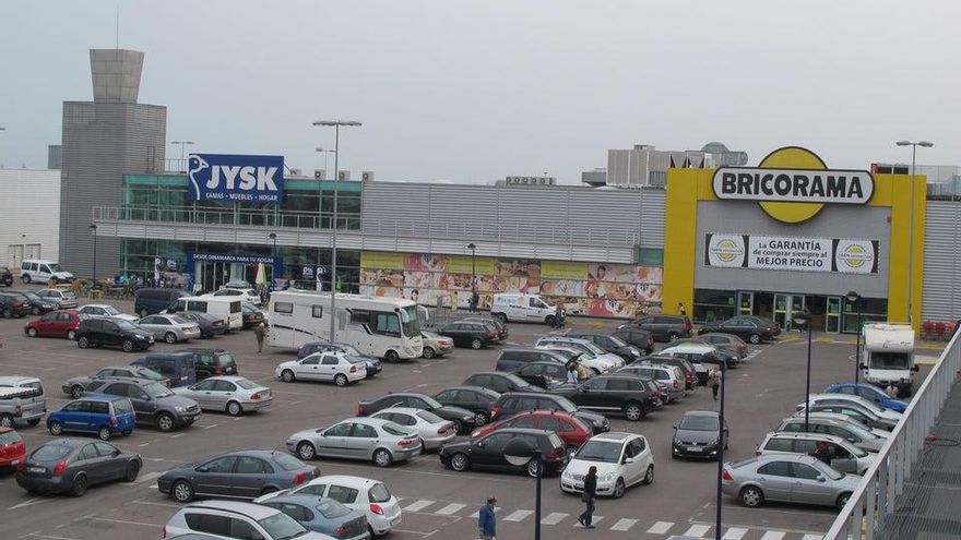 El parque comercial 'Portal Mediterráneo', junto al que se construirá una nueva gran superficie.