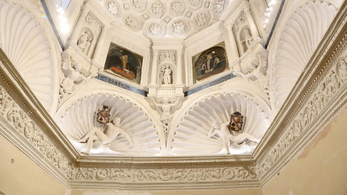 Cúpula del Palacio Episcopal de Tarazona restaurada