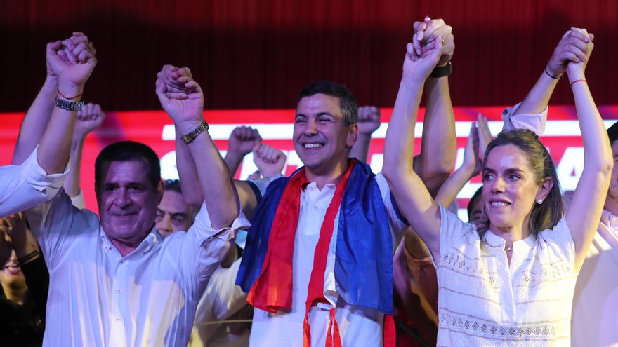 Santiago Peña obtuvo un amplio triunfo y ratificó la hegemonía del Partido Colorado en Paraguay