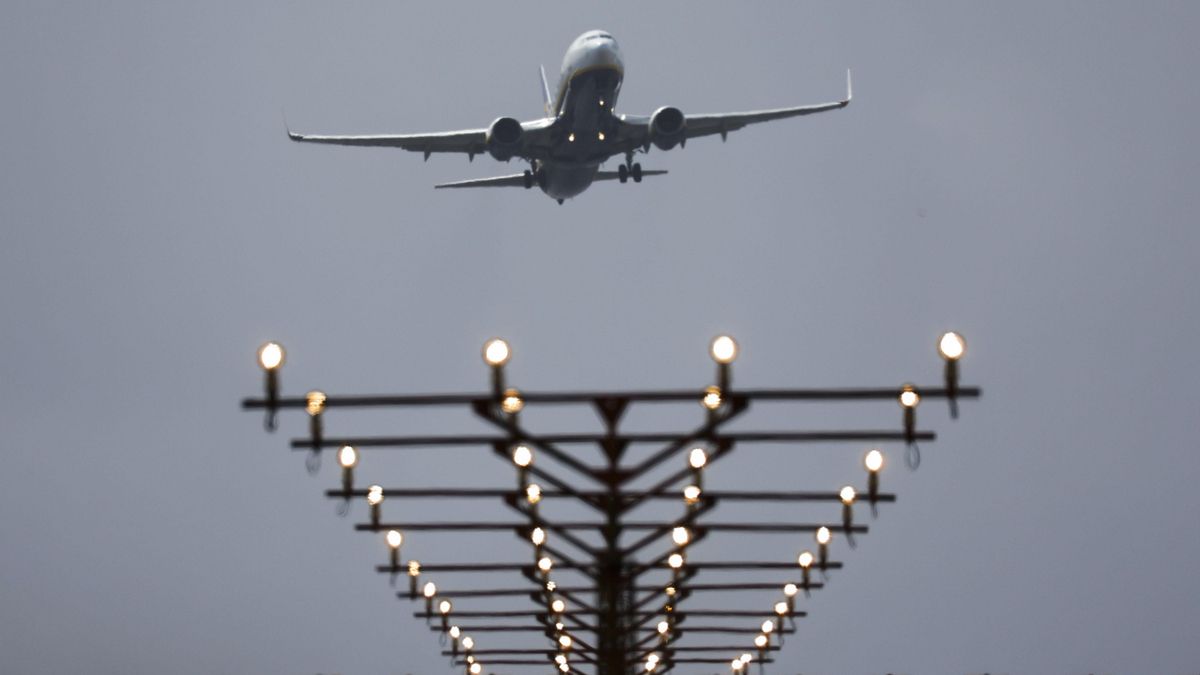 Imagen de archivo de un avión de Ryanair.