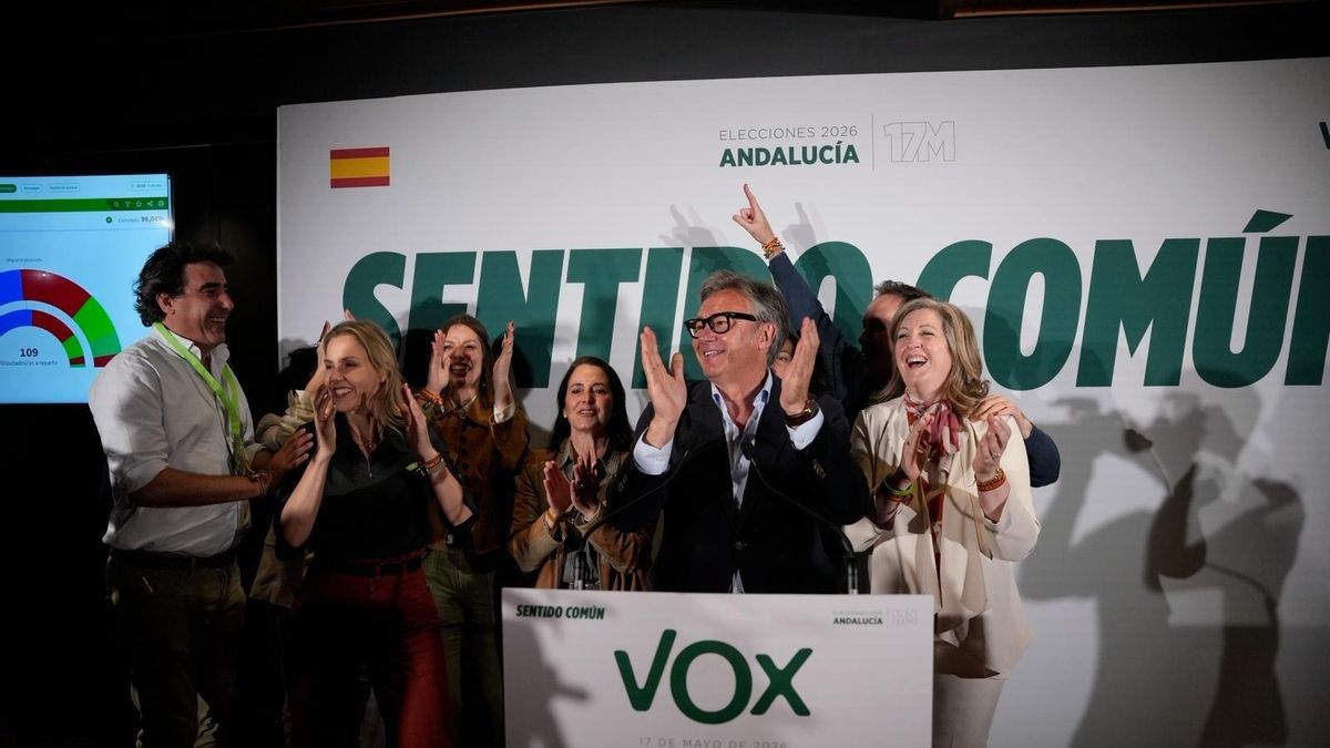 Vox se estanca y solo suma un escaño más en Andalucía, pero entona el triunfo como llave del Gobierno de Moreno