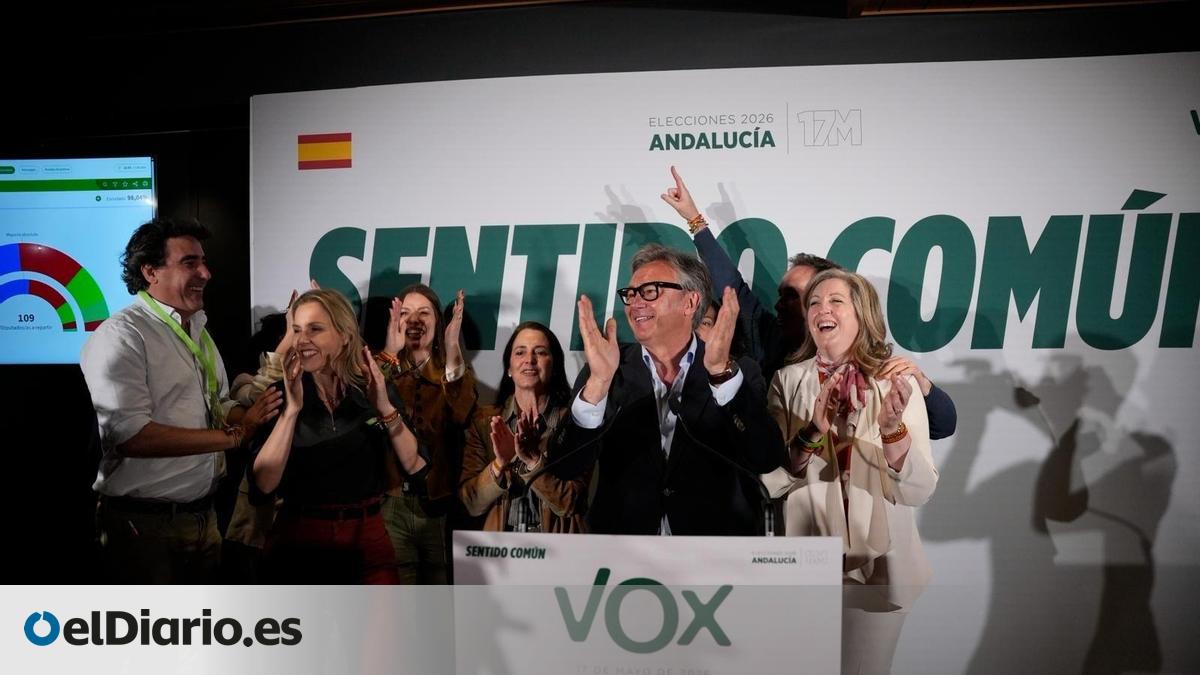 Vox se estanca y solo suma un escaño más en Andalucía, pero entona el triunfo como llave del Gobierno de Moreno