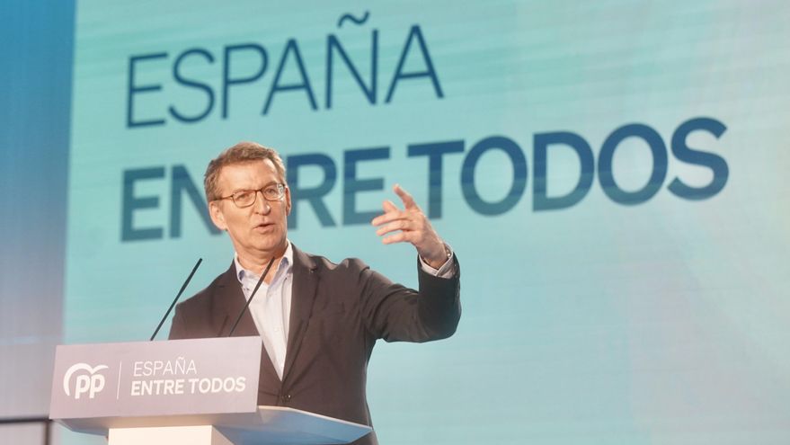El presidente del Partido Popular, Alberto Núñez Feijóo.