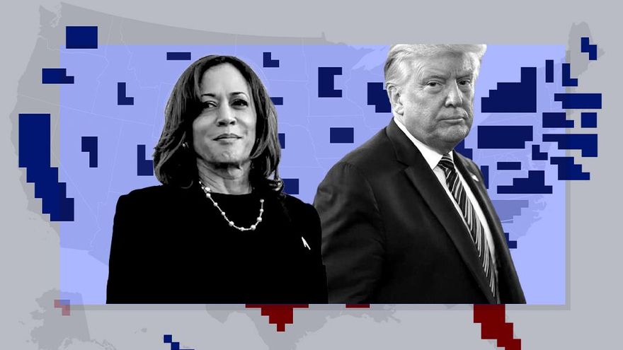 Así están las encuestas a menos de 24 horas de las elecciones de EEUU: Trump y Harris empatados en cuatro estados clave