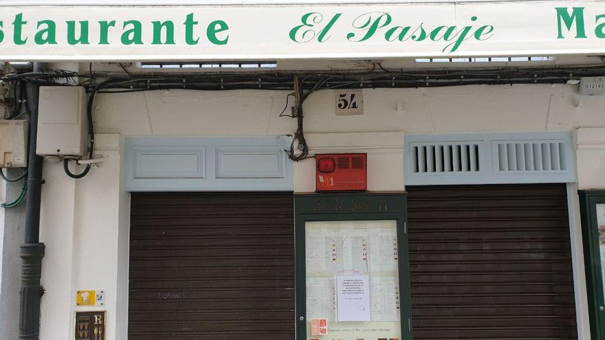 Restaurante El Pasaje, cerrado a la espera de que las autoridades vuelvan a abrir Santiago