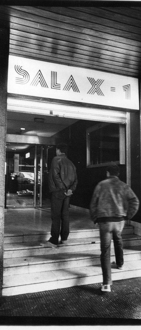 Cines Abra- Sala X en una foto tomada en 1985