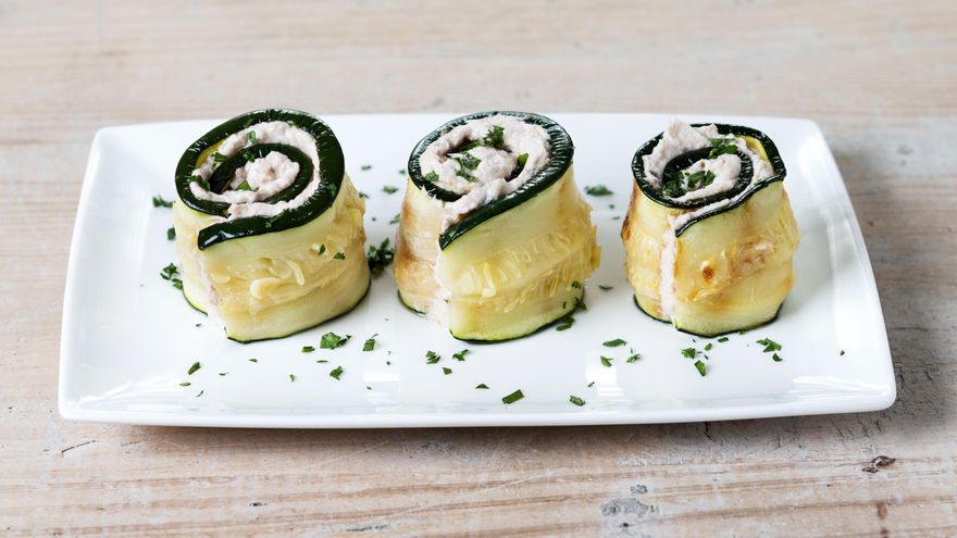 Rollitos de calabacín: tres rellenos y formas de prepararlos con y sin horno